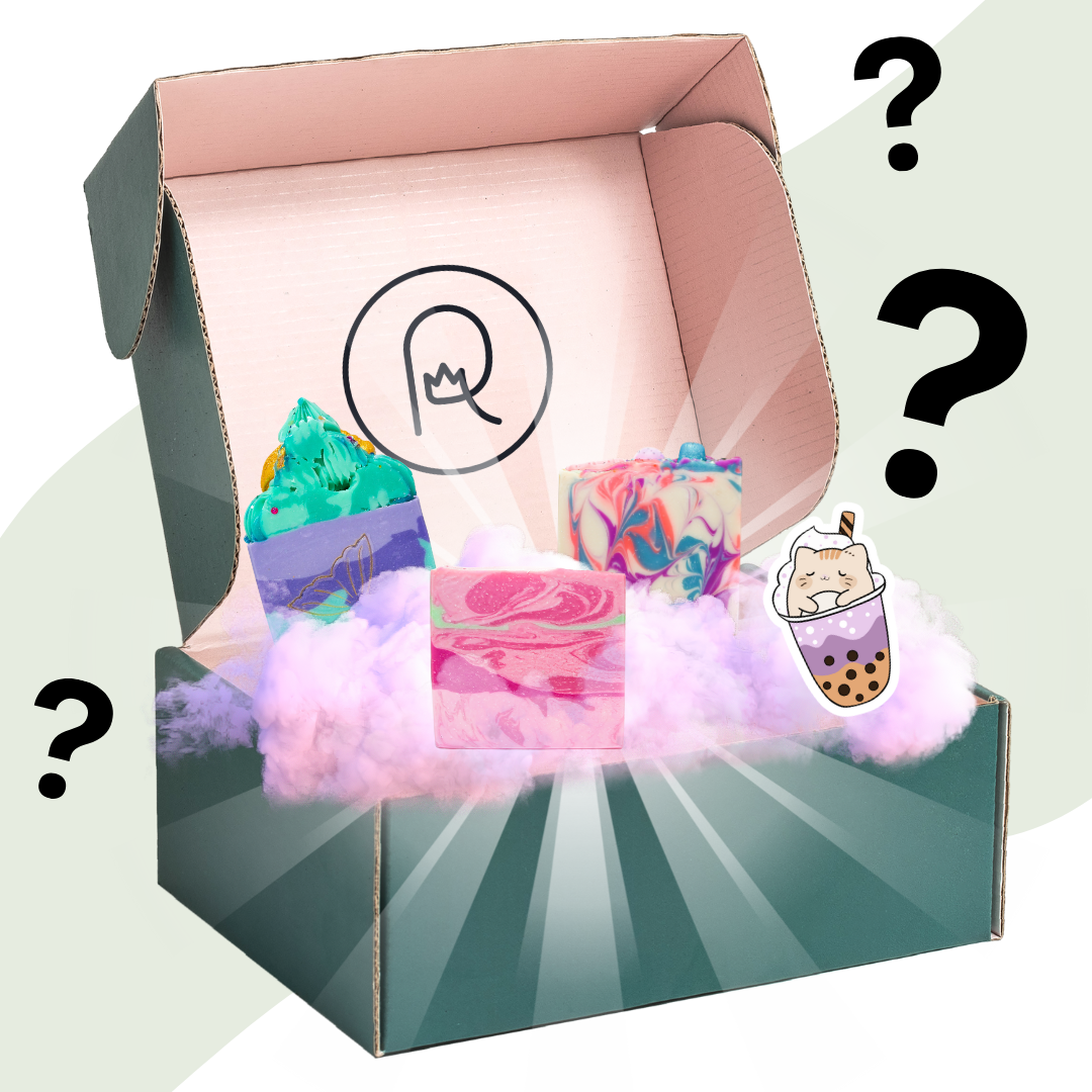 MISTERY BOX with Soaps and deals stuff Caja Misteriosa with SOAPS