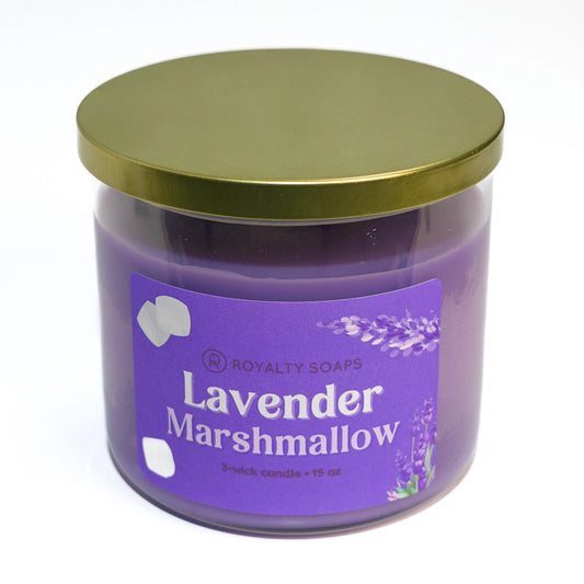 Lavender Marshmallow 3-Wick Soy Candle