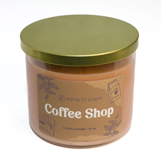 Coffee Shop 3-Wick Soy Candle