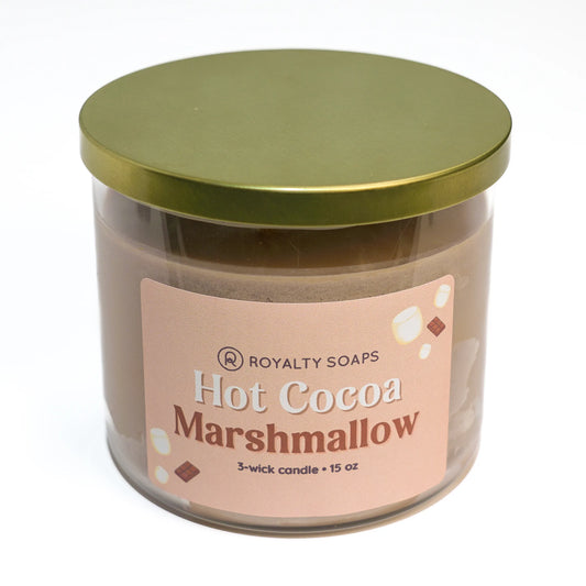 Hot Cocoa Marshmallow 3-Wick Soy Candle